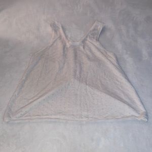 White backless t-shirt